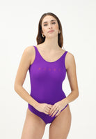 MARNI Costume intero viola per donna e bambina con stampa logo M01350M00M2 0M609 MARNI 