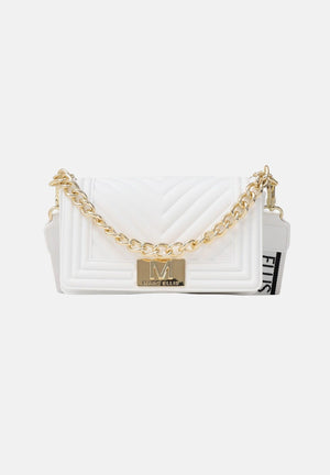 MARC ELLIS Borsa a tracolla Flat S 26 bianca da donna FLAT-S26 MILIGO MARC ELLIS 