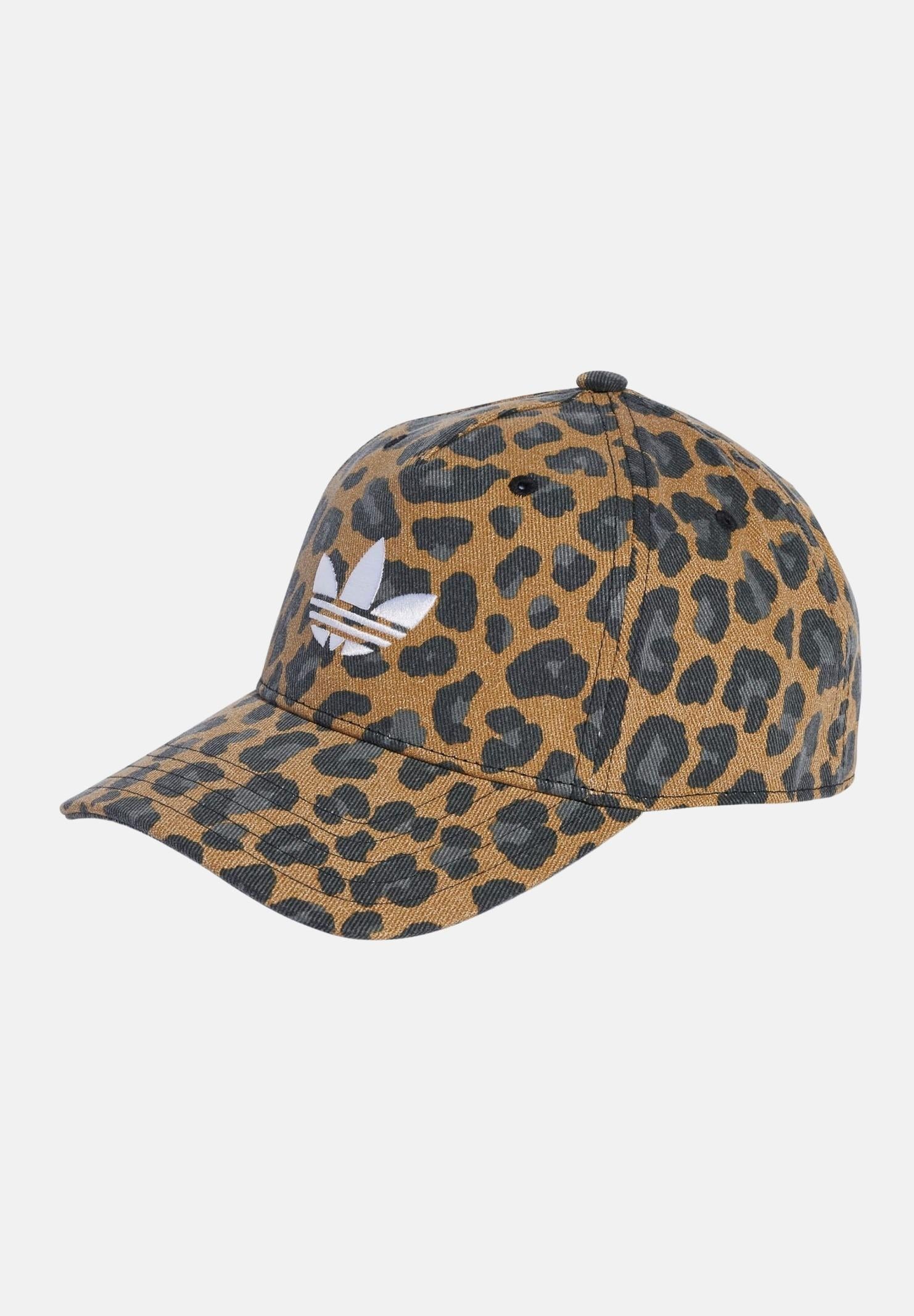 ADIDAS ORIGINALS Cappello con visiera Leopard Baseball beige da donna JW8034  ADIDAS ORIGINALS 