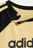 ADIDAS ORIGINALS Completino Sprinter giallo e nero da neonato KD1056 . ADIDAS ORIGINALS 