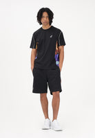 AUSTRALIAN T-shirt a manica corta nera da uomo con inserti stampati SPUTS0022877 003 AUSTRALIAN 
