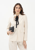 MAX MARA Giacca monopetto Linz panna da donna 2616041055600 060 MAX MARA 