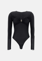 ELISABETTA FRANCHI Body nero da donna con dettaglio gioiello BO01657E2 110 ELISABETTA FRANCHI 