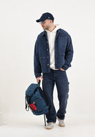 TOMMY JEANS Giubbotto di jeans in denim blu scuro da uomo con tasche DM0DM218331BK  TOMMY JEANS 