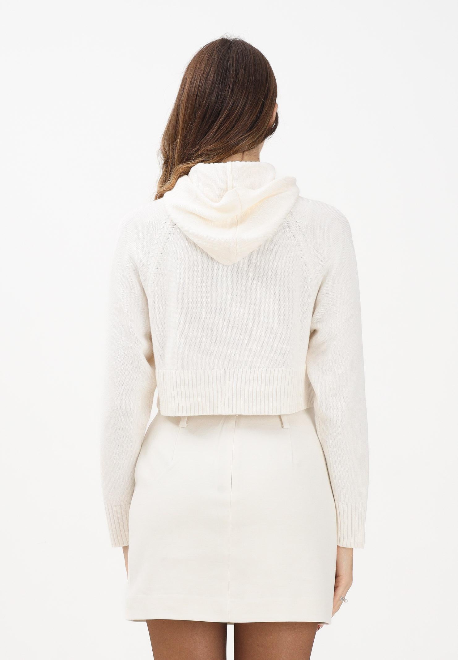 ARMANI EXCHANGE Maglia con cappuccio panna da donna XW000767AF13774 U1003 ARMANI EXCHANGE 