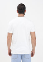 TOMMY JEANS T-shirt a manica corta bianca da uomo con ricamo logo DM0DM20322 YBL TOMMY JEANS 