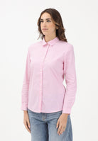 JDY Camicia a manica lunga da donna realizzata in tessuto rosa con sottile motivo a righe 15149877 SHPI JDY 