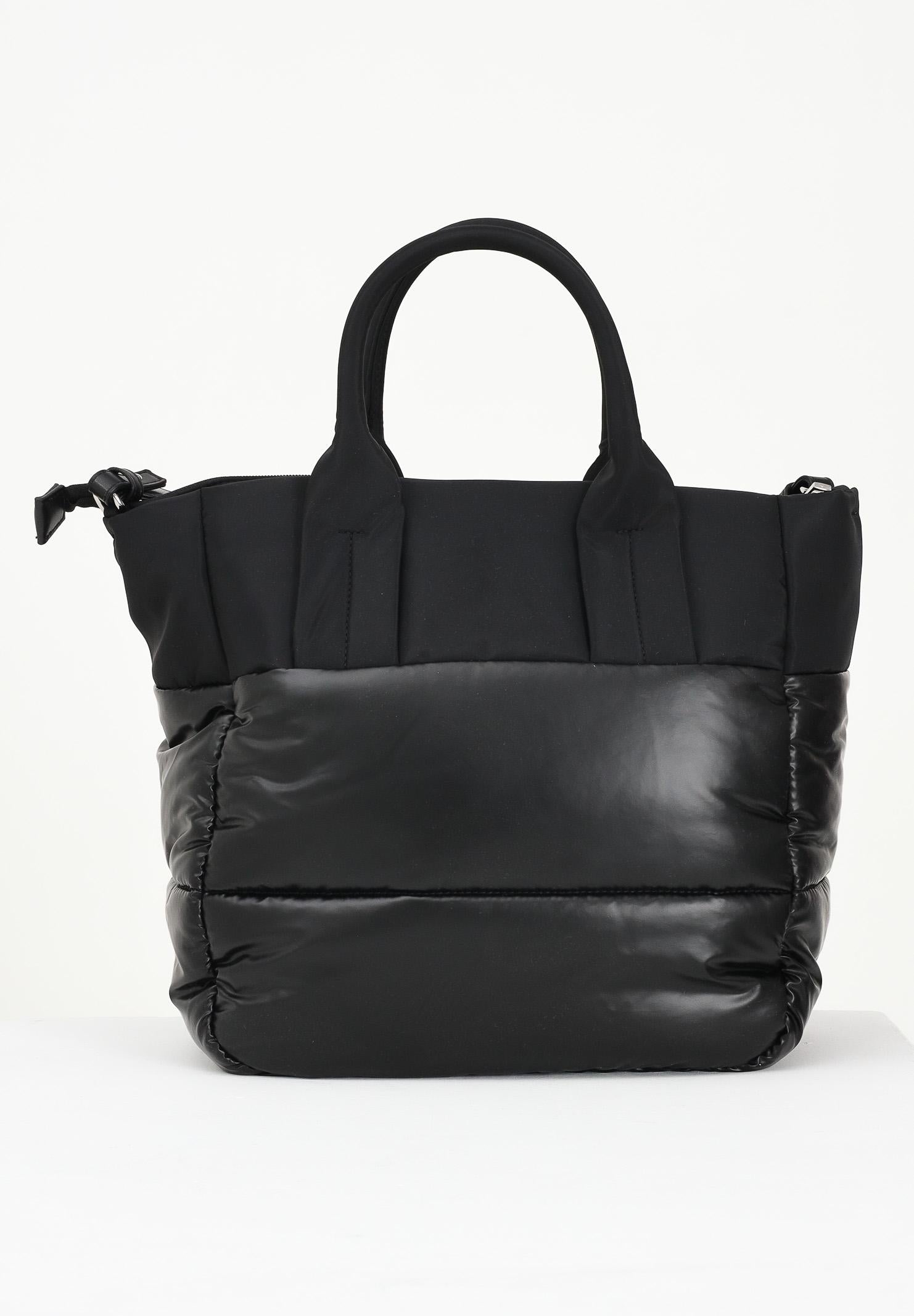 BLAUER Shopper nera da donna con imbottitura e logo F5QUARTXL01PAD BLK BLAUER 