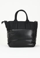 BLAUER Shopper nera da donna con imbottitura e logo F5QUARTXL01PAD BLK BLAUER 