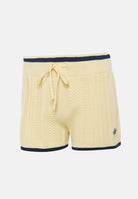 ADIDAS ORIGINALS Shorts Cable Knit Warm Vanilla, giallo chiaro da donna KR7052 . ADIDAS ORIGINALS 