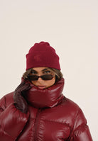 CALVIN KLEIN Berretto bordeaux per uomo e donna con logo LV04D8020G VAQ CALVIN KLEIN 