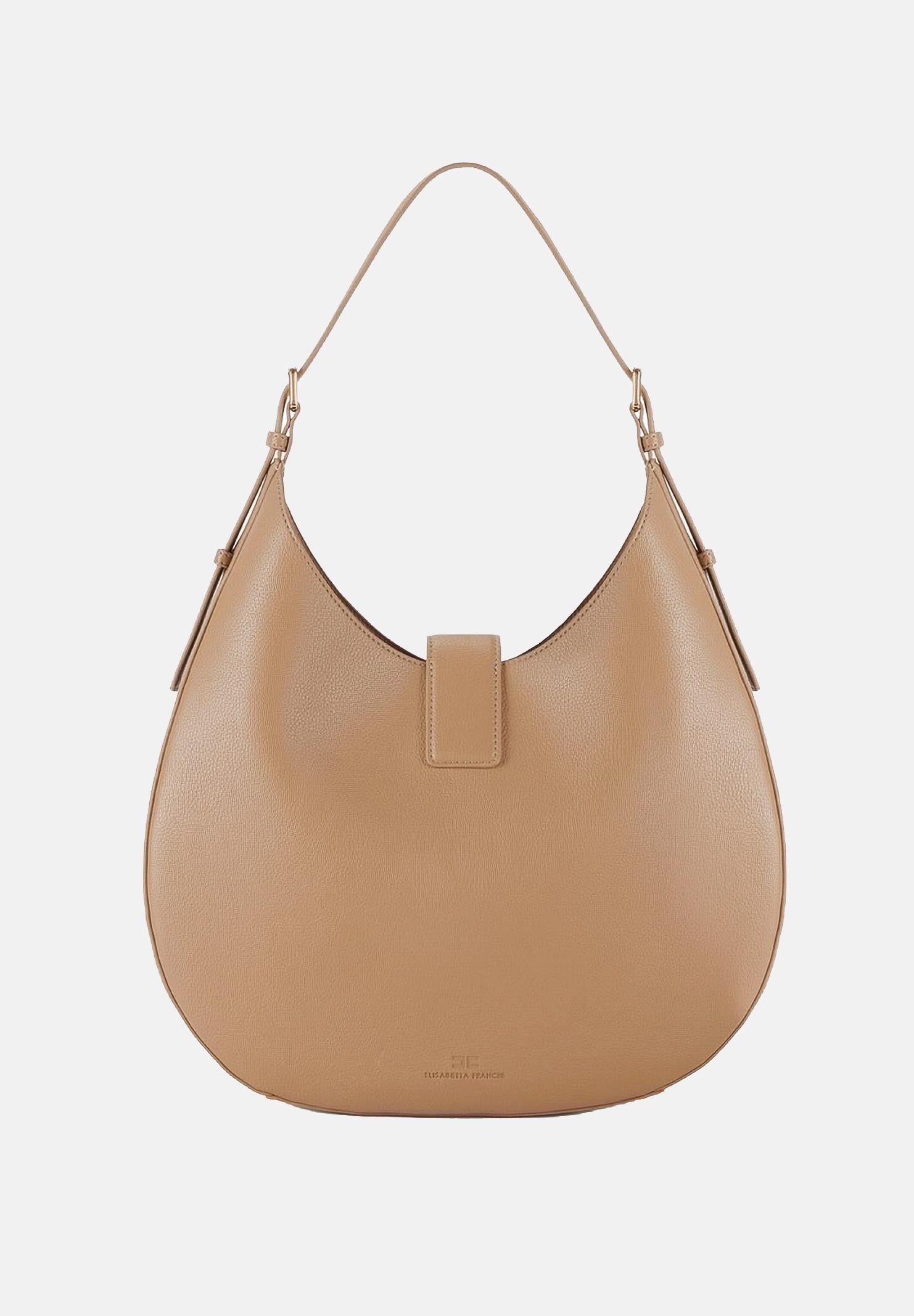 ELISABETTA FRANCHI Borsa hobo argilla da donna con charm BS06A62E2 229 ELISABETTA FRANCHI 