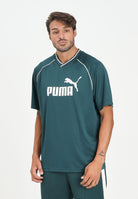 PUMA T-shirt a manica corta Essentials verde petrolio da uomo 688264 75 PUMA 