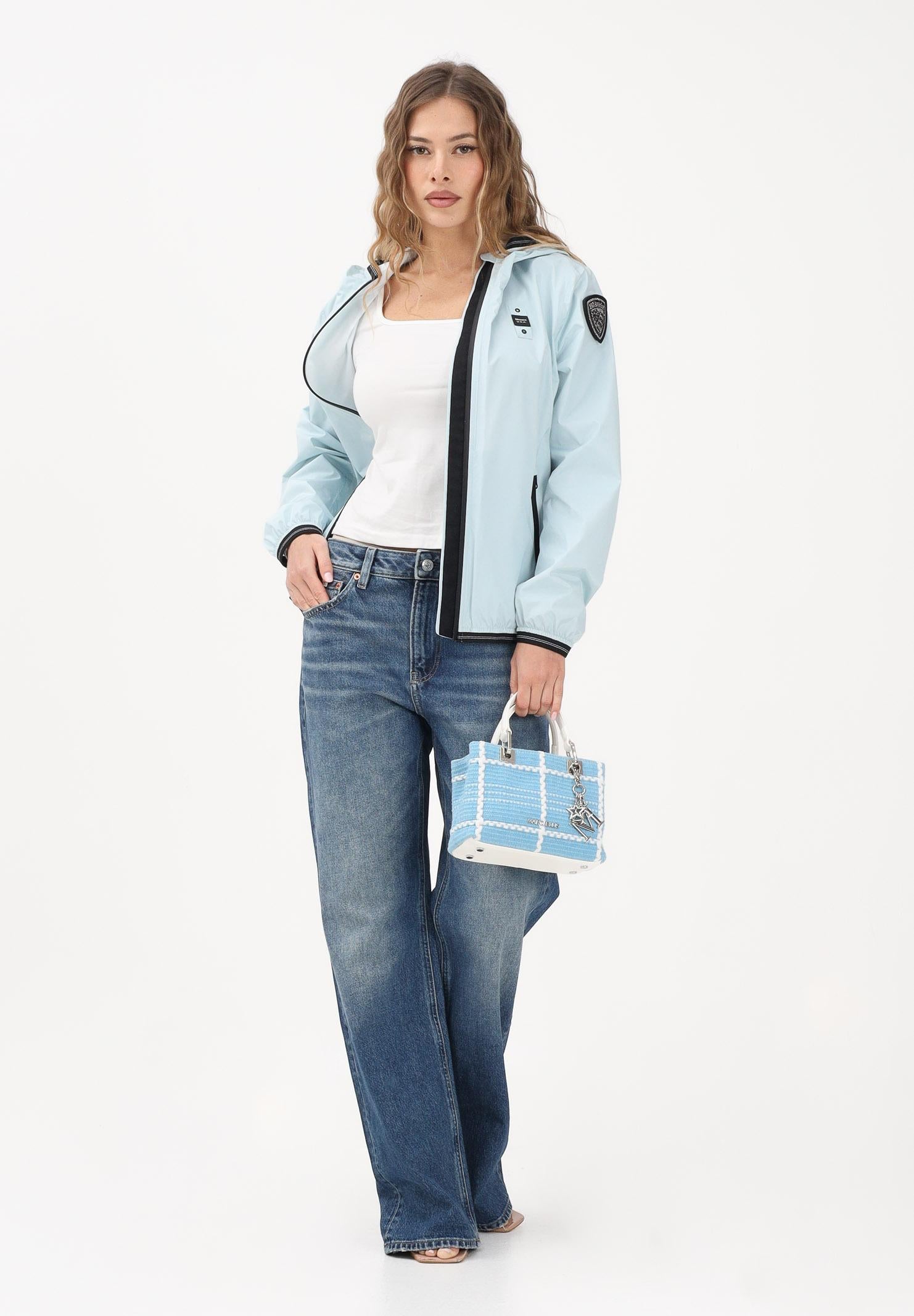 BLAUER Giacca a vento NAY azzurra da donna 26SBLDC11095-007110 80E BLAUER 