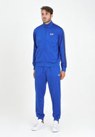 EA7 Tuta blu elettrico da uomo con logo 7M000970AF12449 UB087 EA7 