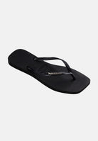 HAVAIANAS Infradito Square Logo Metallic neri da donna 4148257 2976 HAVAIANAS 