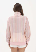 ADIDAS ORIGINALS Felpa con zip SUMMER GLOW KNITTED FIREBIRD rosa da donna KY2031 . ADIDAS ORIGINALS 