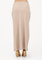 AKEP Gonna lunga beige da donna GOKD13172 V1 AKEP 