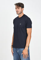 ARMANI EXCHANGE T-shirt a manica corta blu da uomo con ricamo A|X XM001568AF10358 UB101 ARMANI EXCHANGE 