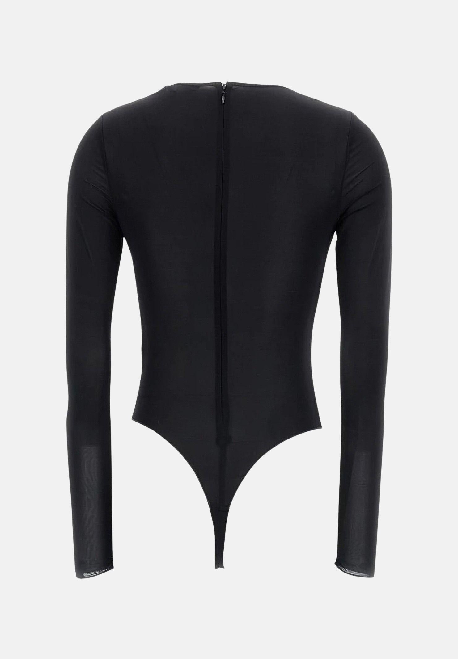 ELISABETTA FRANCHI Body nero da donna con dettaglio gioiello BO01657E2 110 ELISABETTA FRANCHI 