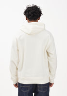 DICKIES forth shaw felpa con cappuccio panna da uomo con logo ricamato in blu. DK0A88L4C481  DIckies 