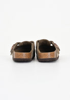 BIRKENSTOCK Ciabatte Boston tabacco brown per uomo e donna 960813 . BIRKENSTOCK 