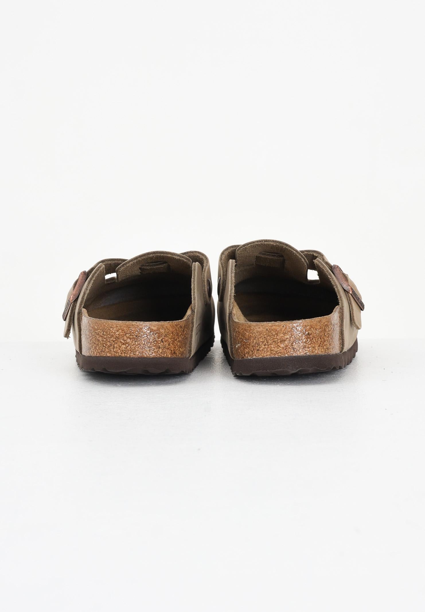 BIRKENSTOCK Ciabatte Boston tabacco brown per uomo e donna 960813 . BIRKENSTOCK 