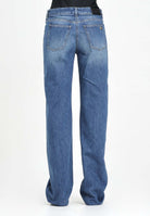 ELISABETTA FRANCHI Jeans in denim blu da donna con fascia in neoprene PJ15I56E2 EI1 ELISABETTA FRANCHI 