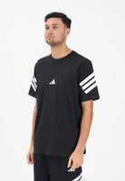 ADIDAS PERFORMANCE T-shirt a manica corta Future Icons 3-Stripes nera da uomo JD4877 . ADIDAS PERFORMANCE 