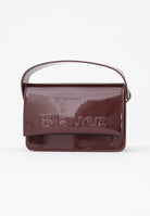 BLAUER Borsa a mano in vernice lucida bordeaux da donna con logo F5MIN01LUXMIG BDX BLAUER 
