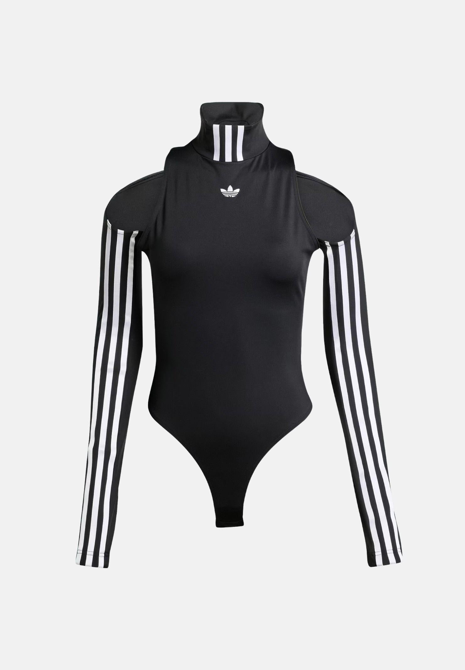 ADIDAS ORIGINALS Body a compressione 2 in 1 nero da donna JW0119  ADIDAS ORIGINALS 