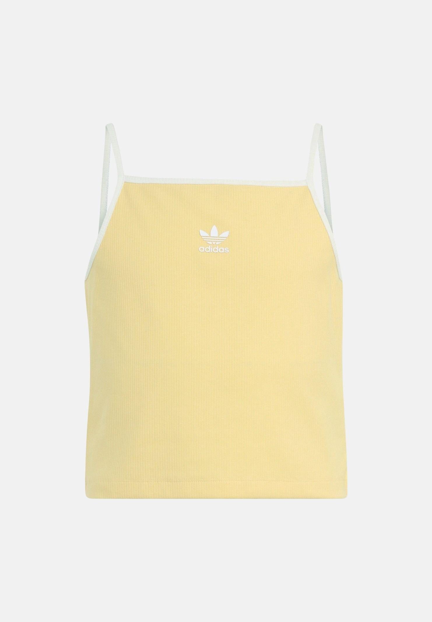 ADIDAS ORIGINALS Top SLIM MINI RIB giallo da bambina KE2494 . ADIDAS ORIGINALS 