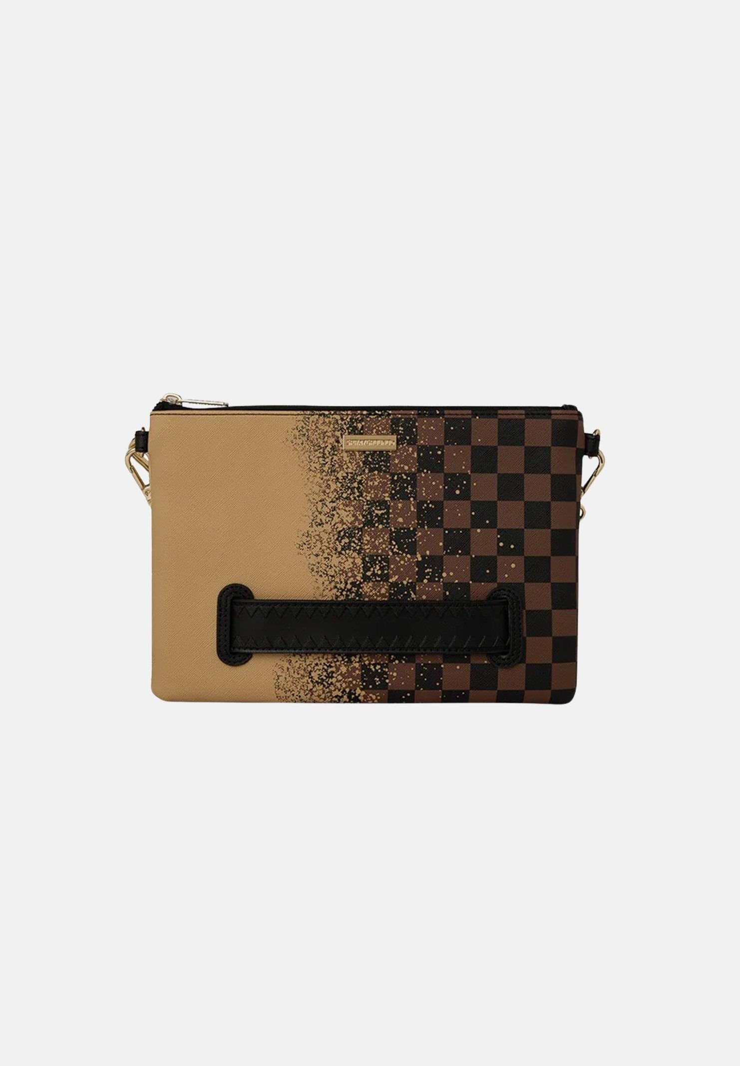 SPRAYGROUND Pochette Henny Spritz Crossover beige e marrone per uomo e donna 910B8941NSZ . SPRAYGROUND 