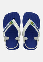 Infradito blu da neonato Brasil Logo II 4140577 2711 HAVAIANAS 