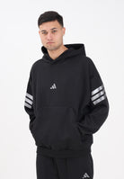 ADIDAS PERFORMANCE Felpa con cappuccio FUTURE ICONS nera da uomo JX1956 . ADIDAS PERFORMANCE 