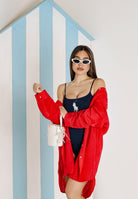 RALPH LAUREN Abito chemisier rosso da donna 21564377 RE RALPH LAUREN 