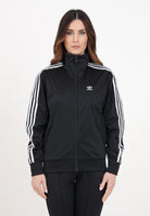 ADIDAS ORIGINALS Felpa con zip Adicolor Classics Loose Firebird nera da donna IT7405  ADIDAS ORIGINALS 