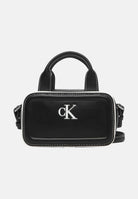 CALVIN KLEIN borsa mini a tracolla Contrast CK Mini Bauletto Bag, Black nero donna. LV04F1257G UB1 CALVIN KLEIN 