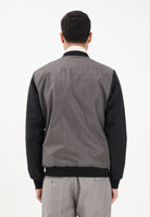 YES LONDON Bomber grigio e nero da uomo XG5261 MO YES LONDON 