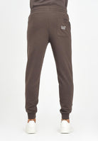 EA7 Pantalone sportivo marrone da uomo con stampa logo 7M000571AF13512 U6063 EA7 