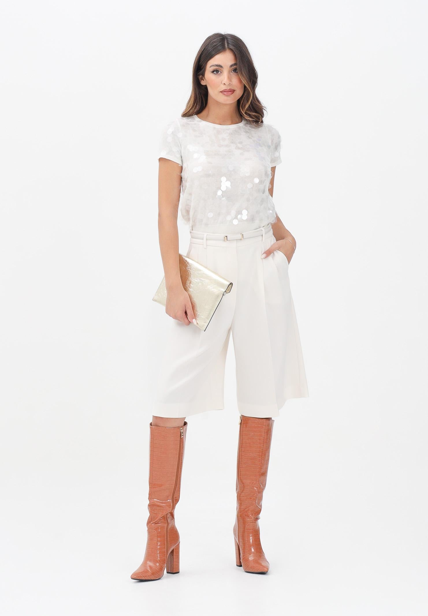 MAX MARA Bermuda Boero panna da donna 2526146011600 008 MAX MARA 