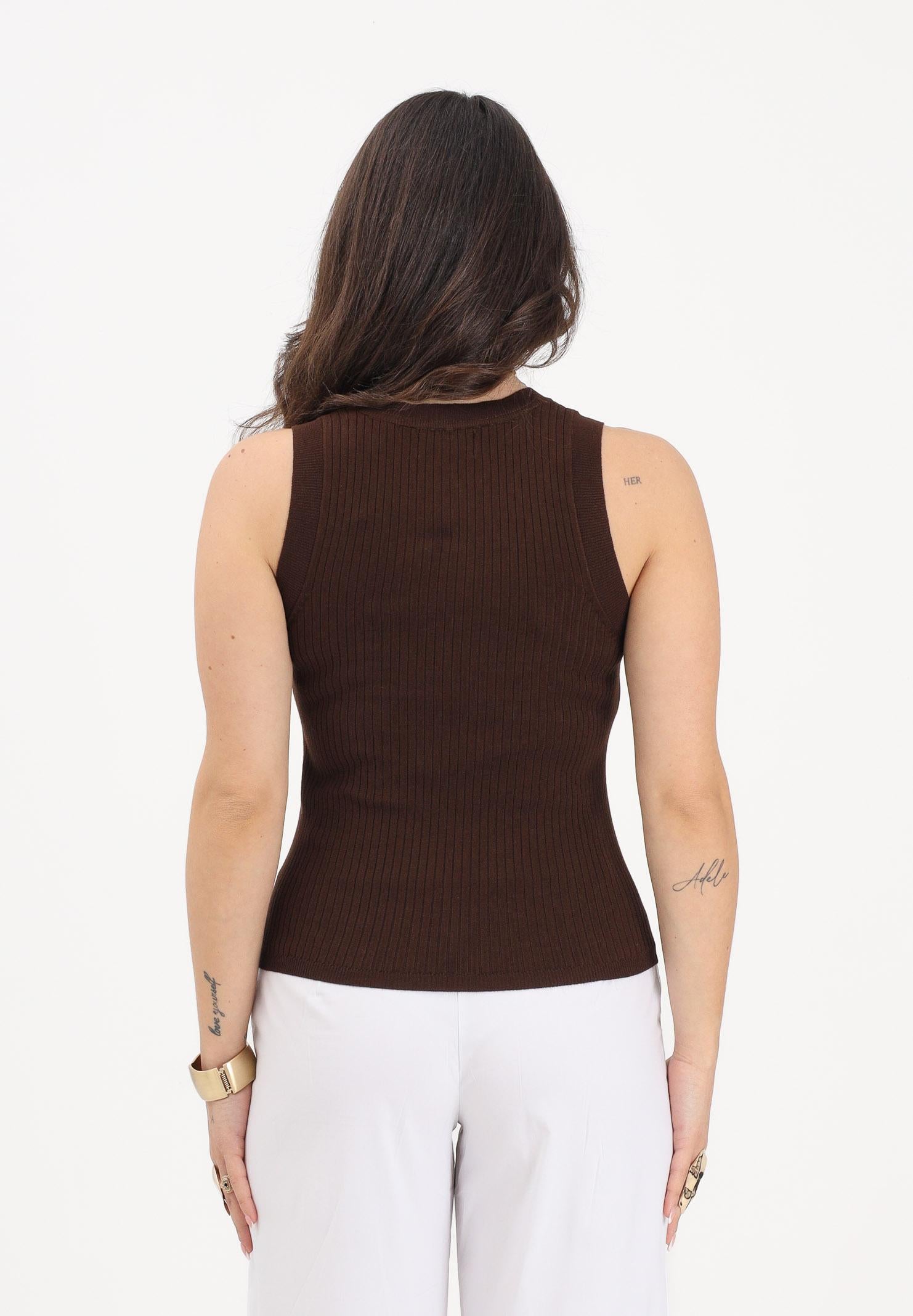JDY Canotta marrone da donna 15287501 CHCO JDY 