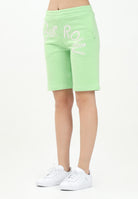 BARROW Shorts sportivo verde pastello per donna, ragazzi e bambini con ricamo logo S5BKJUBE039 081 BARROW 