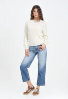 VICOLO Jeans Kate in denim chiaro da donna DF5125 VU VICOLO 