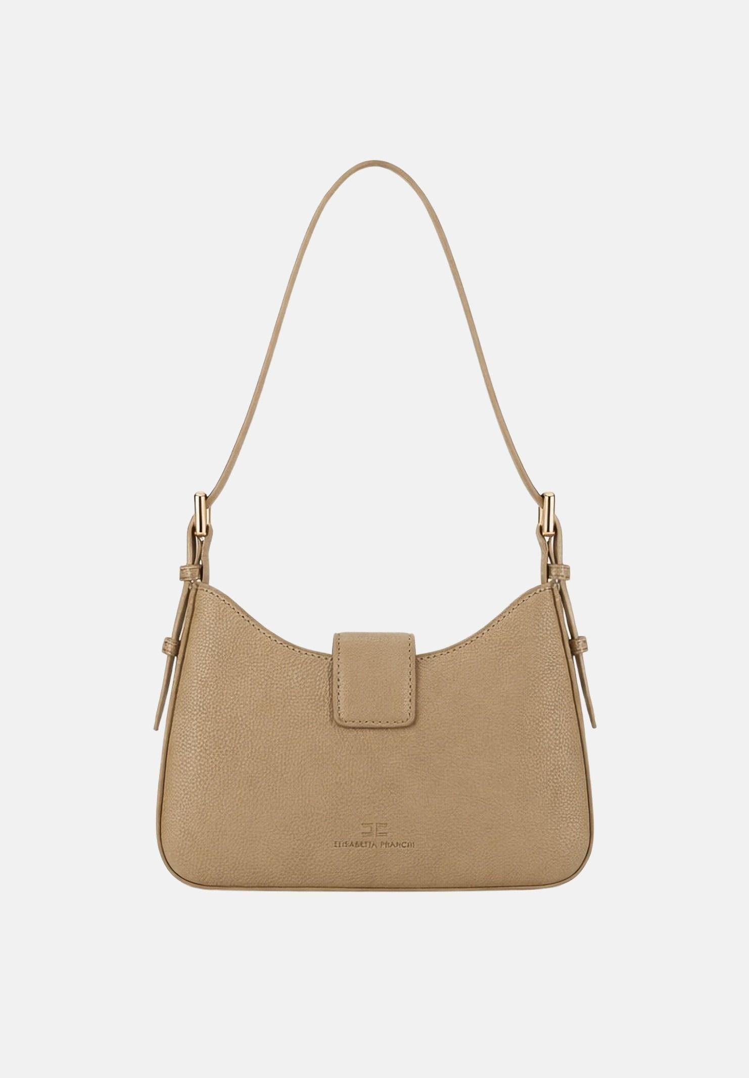 ELISABETTA FRANCHI Borsa a spalla argilla da donna con charm BS24A62E2 229 ELISABETTA FRANCHI 