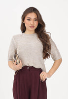 JDY Maglia a manica corta beige da donna 15366194 FO JDY 