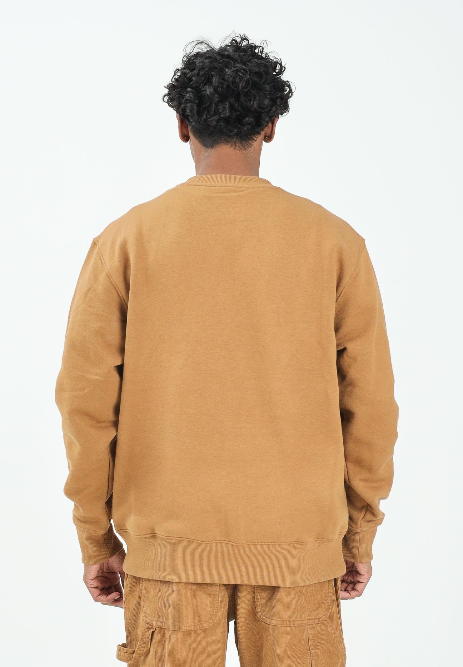 DICKIES Felpa girocollo Summerdale cammello da uomo DK0A4Y6Q0BD1 . DIckies 