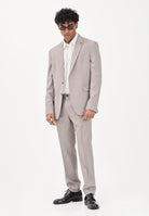 PATRIZIA PEPE Pantalone elegante fango da uomo 5PA429A1WK S184 PATRIZIA PEPE 