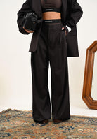 HINNOMINATE Pantalone elegante moro da donna HMABW02220 MA03 HINNOMINATE 