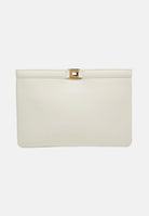 ELISABETTA FRANCHI Pochette burro da donna effetto naplak BS18A61E2 193 ELISABETTA FRANCHI 